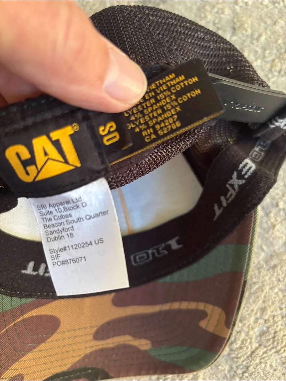 Caterpillar CAT Power Camo Cap - Green/Brown/Tan